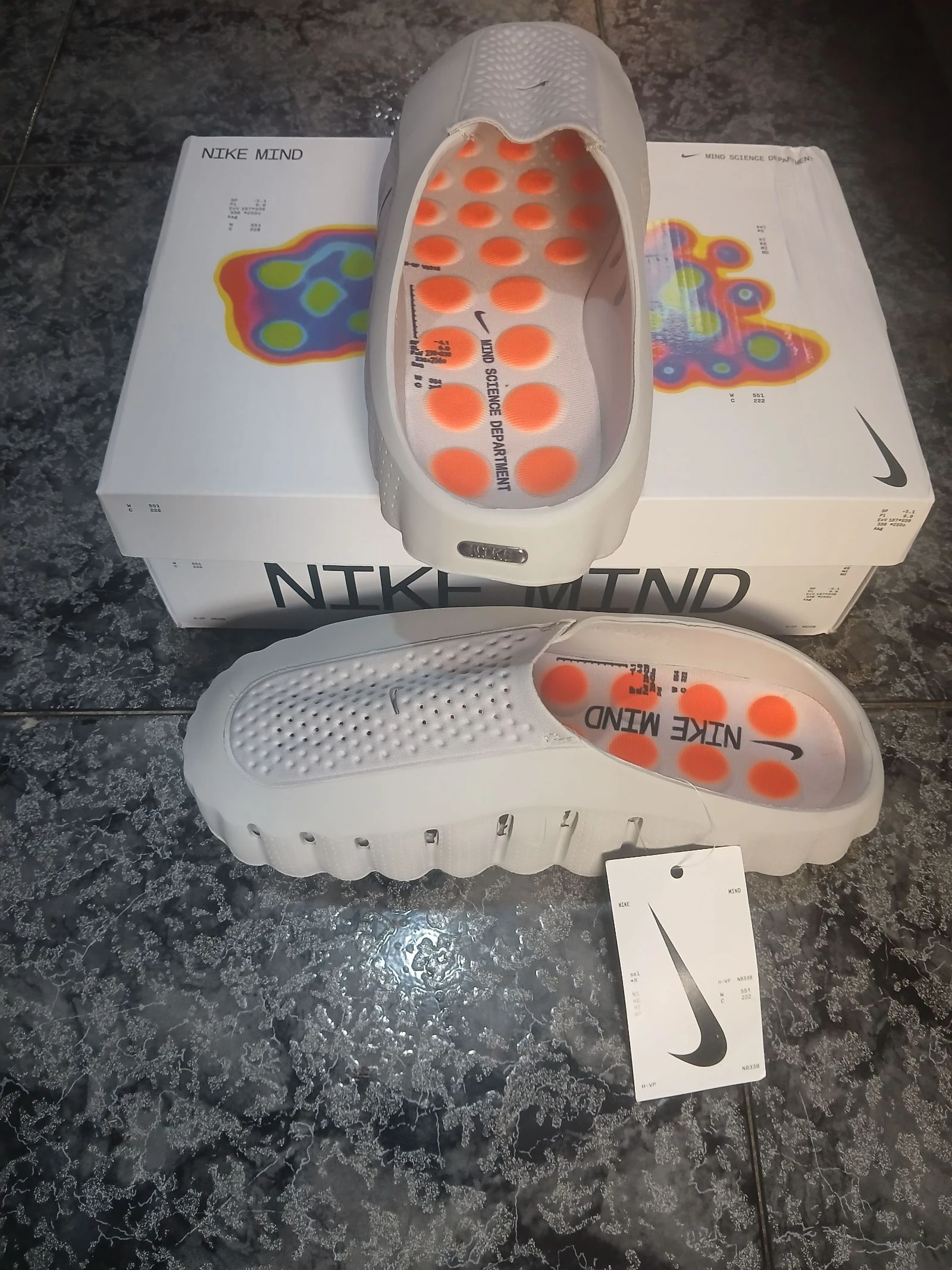 Nike Mind 001 Blancas-Naranjas – photo 5
